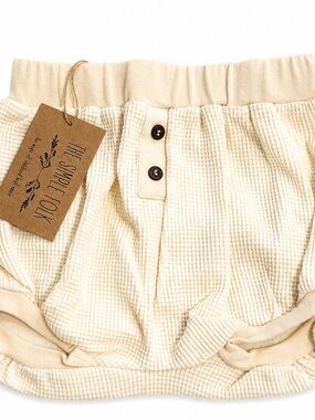The Simple Folk NWT 4-5Y GOTS Organic Cotton Waffle Bloomers OEKO-TEX